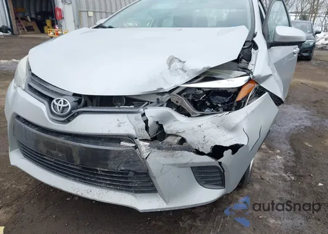 2016 Toyota Corolla Le z USA, uszkodzony, nr VIN 2T1BURHEXGC662332